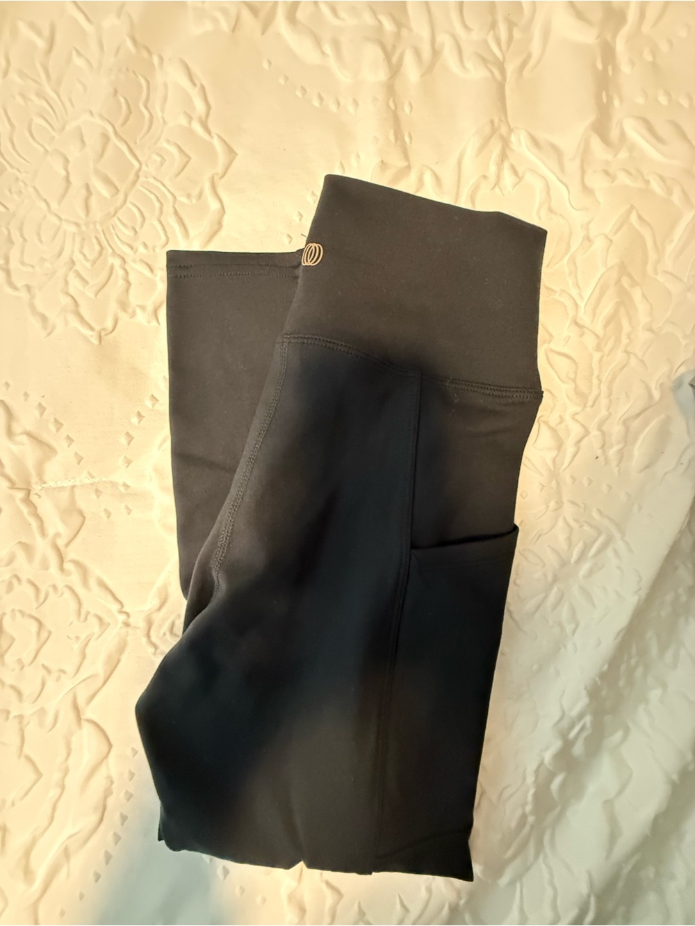 Balance Collection Black Cropped Leggings